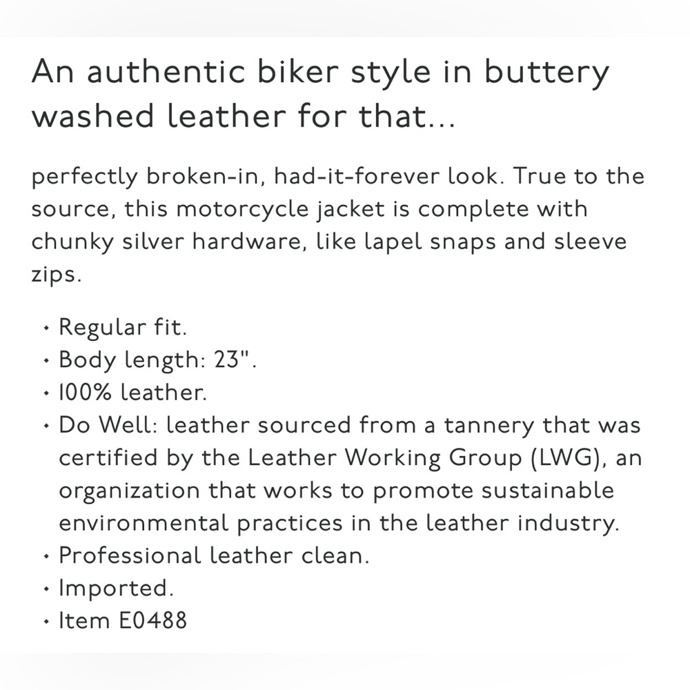 NWT Madewell Black Leather Jacket size Medium Brass Hardware Edition - Picture 13 of 13